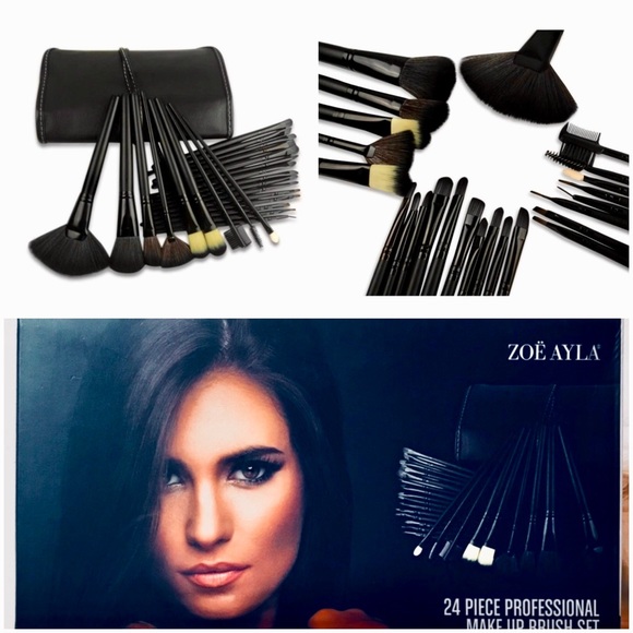 Zoë Ayla Makeup Zo Ayla 24 Piece Pro Makeup Brush Set Poshmark